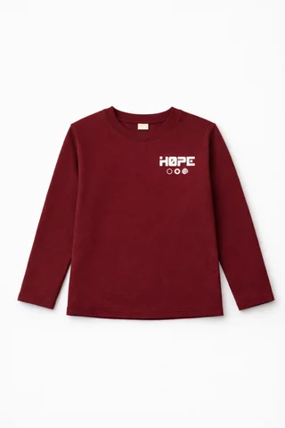 Remerón manga larga de niño con doble estampa en frente y espalda ¨hope¨ - Vista 6