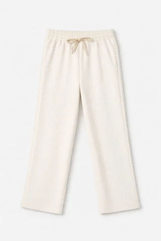 Pantalon de niña de morley basta ancha recto tipo gamuzado - Vista 2