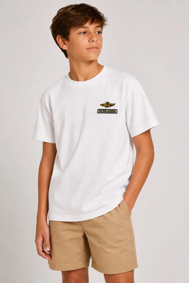 Remera Manga Corta Entramada Teens