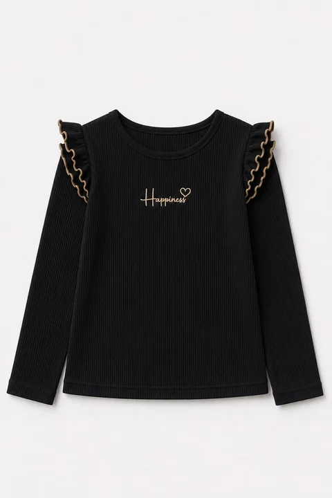 Remera manga larga Happiness Kids