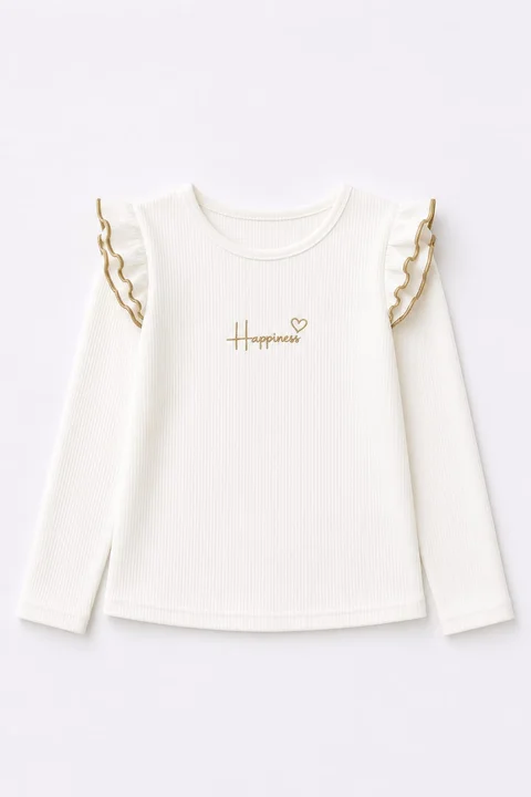 Remera manga larga Happiness Kids