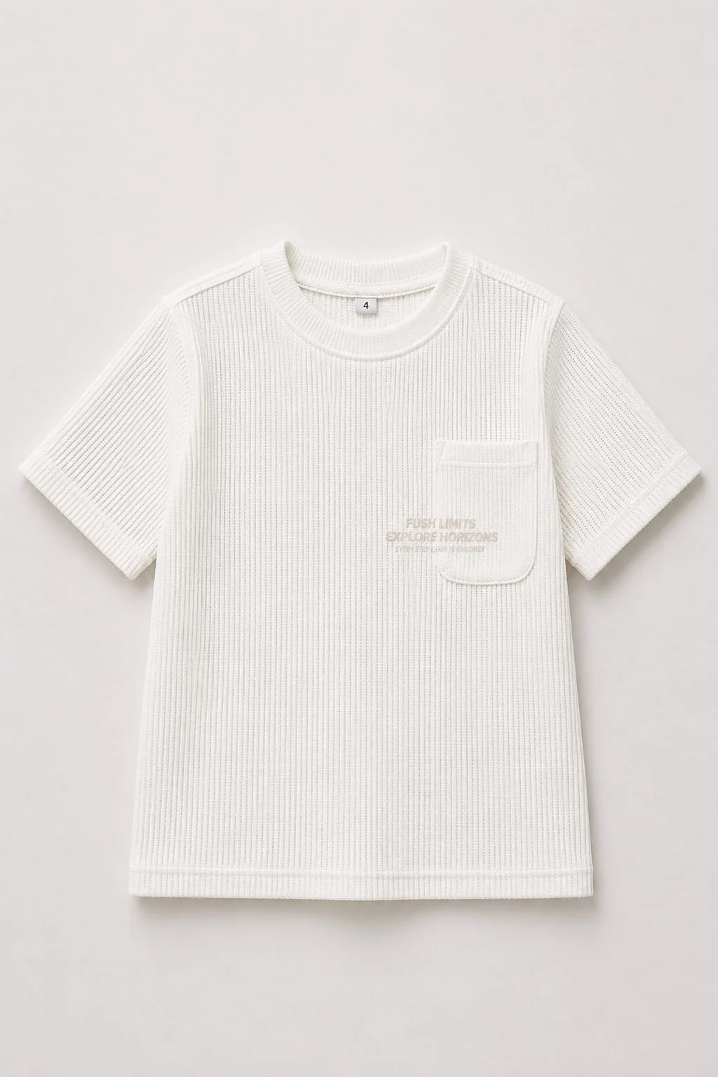 Remera Manga Corta Waffle Limits Kids