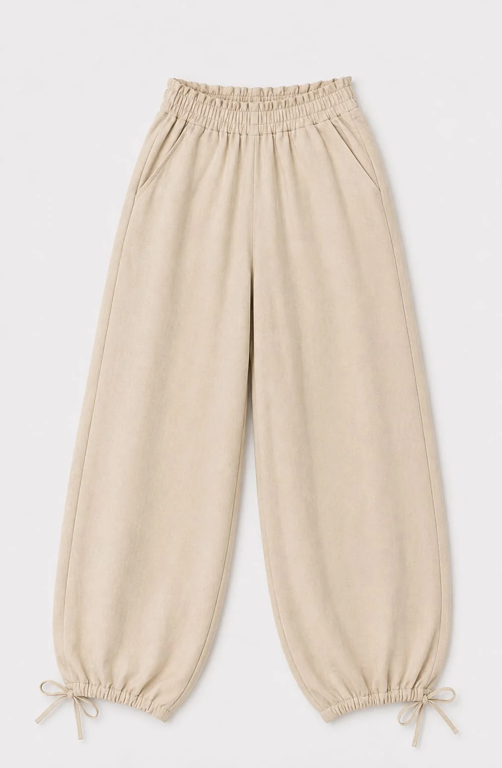 Pantalón de Lino Con Tira Teens