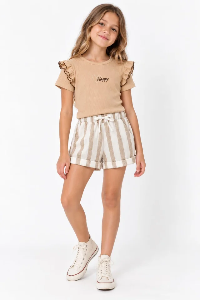 Short Lino Rayado Kids