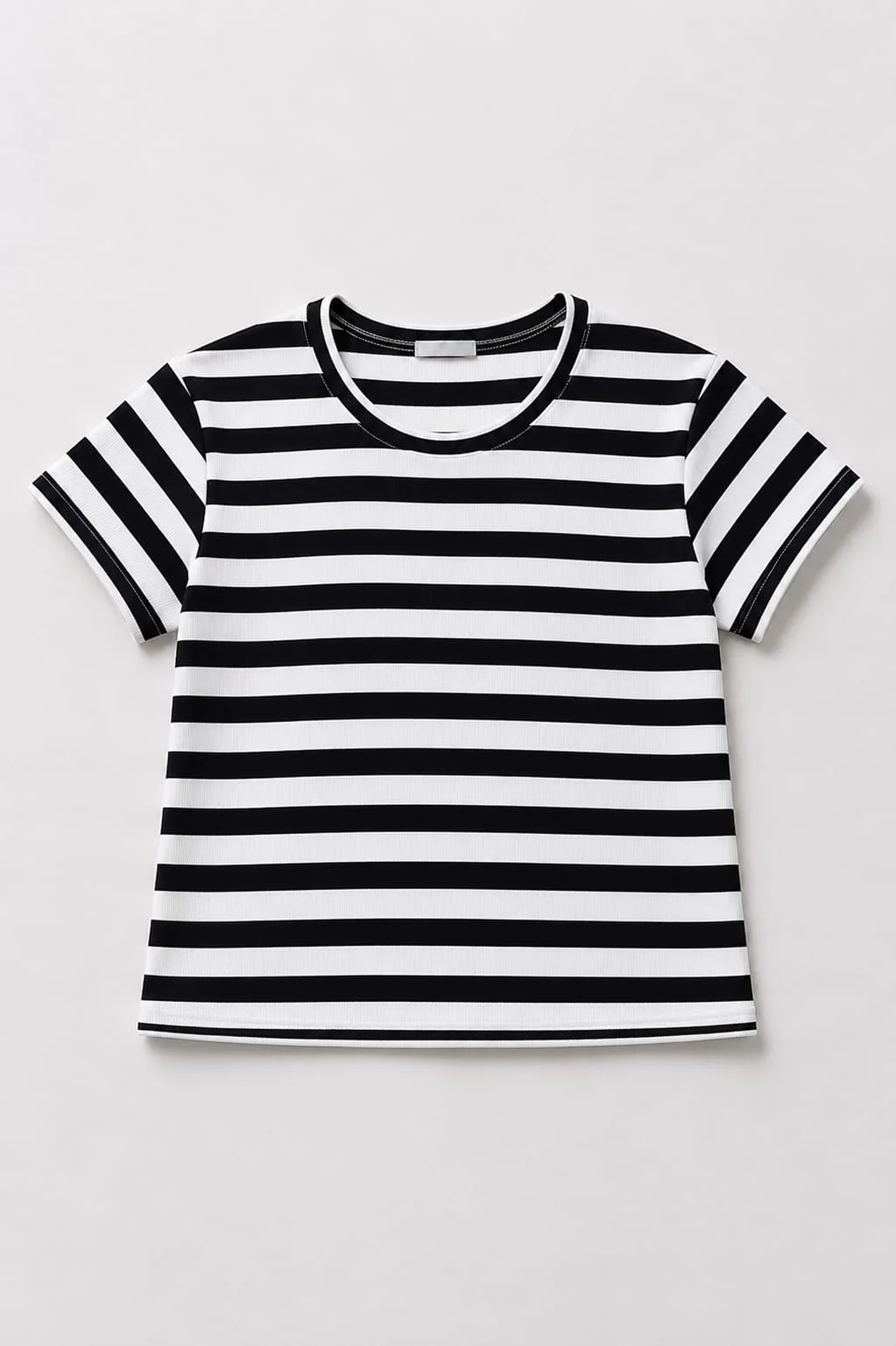 Remera Manga Corta Rayada Teens