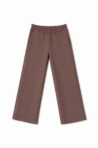 Pantalon de friza liso recto - Vista 2