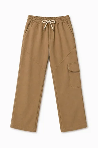 Pantalón Cargo Recto Teens - Vista 3