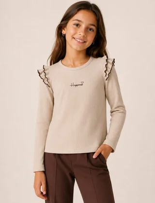 Remera manga larga Happiness Kids - Vista 1