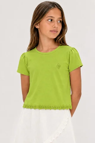 Remera Manga Corta Florcitas Kids - Vista 1