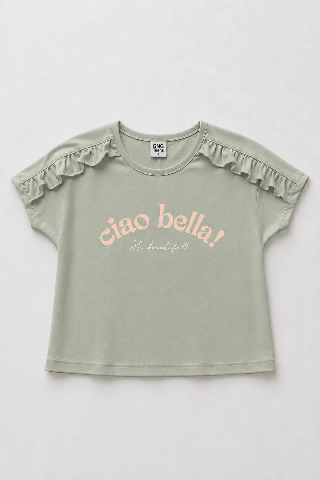 Remera Manga Corta Ciao Bella Kids