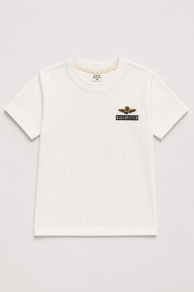 Remera Manga Corta Entramada Teens