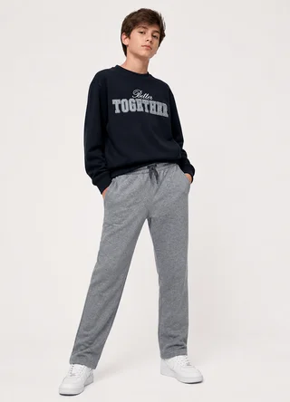 Pantalón recto liso Teens - Vista 1