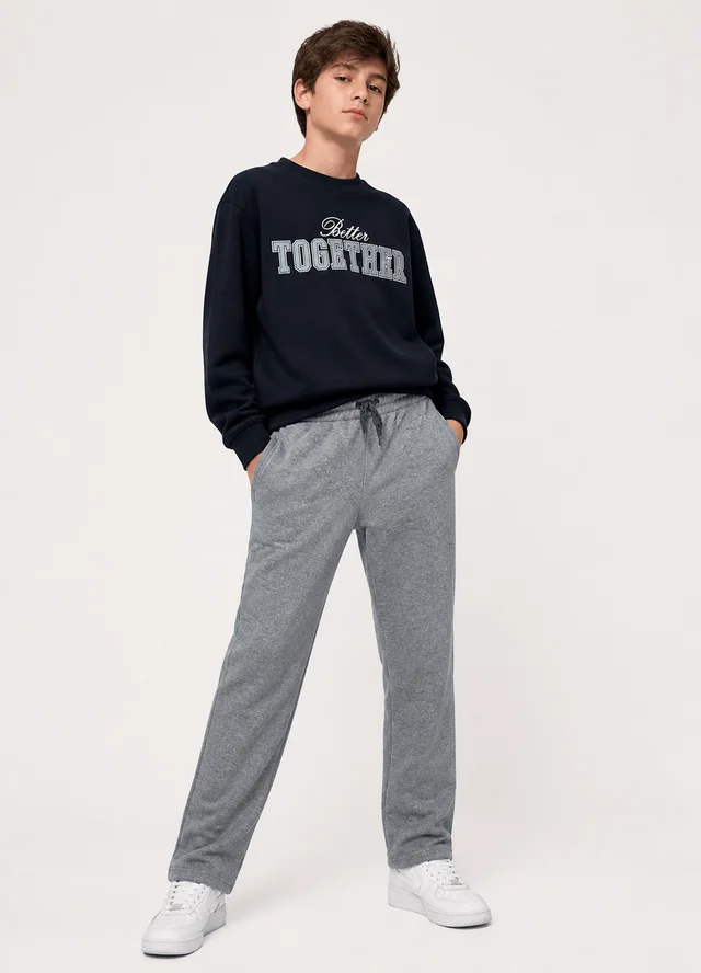 Pantalón recto liso Teens