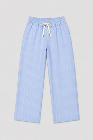 Pantalón Lino Rayado Teens - Vista 5