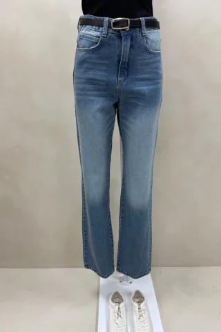Jean Straight Full Matizado - Vista 2