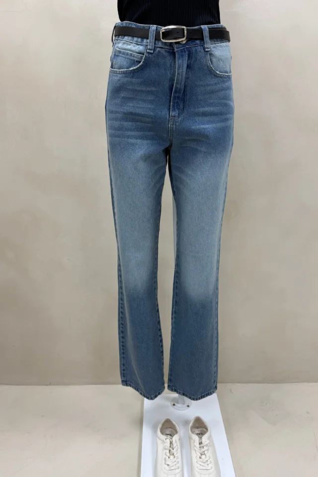 Jean Straight Full Matizado