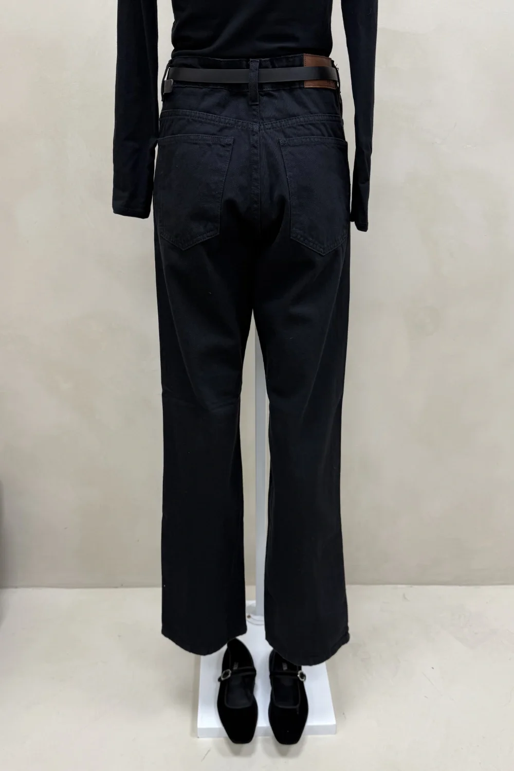 Jean Straight Full Tajo Black - 3