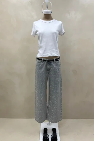 JEAN WIDE FULL STRASS - Vista 1