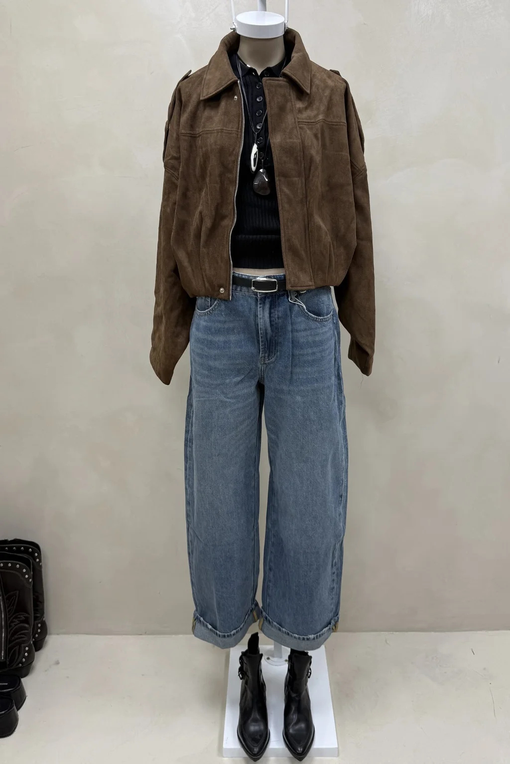 Bomber Simil Suede - 0