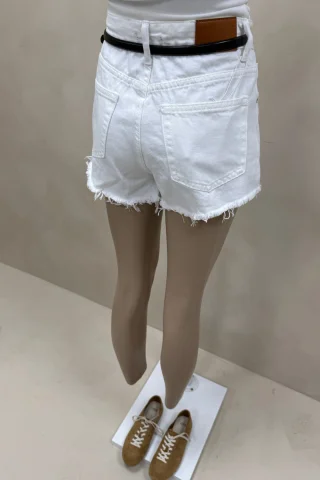 SHORT DENIM BLANCO ROTURAS - Vista 6