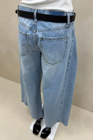 JEAN EXTRA WIDE CELESTE PLIEGUES - Vista 6