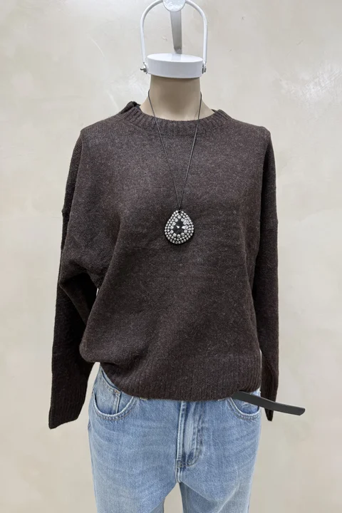 Sweater Basico Cuello Redondo