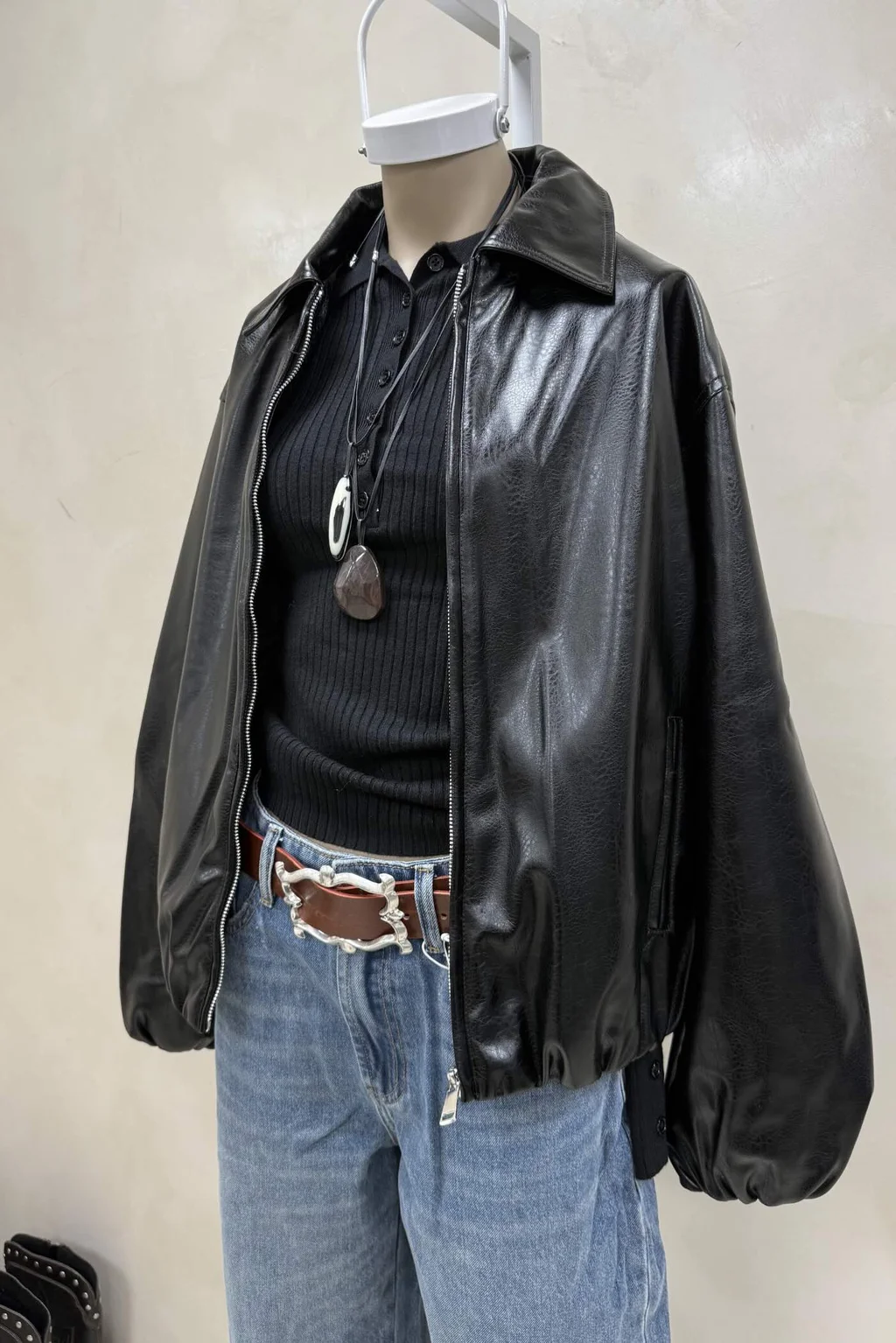 Bomber Eco Cuero - 3