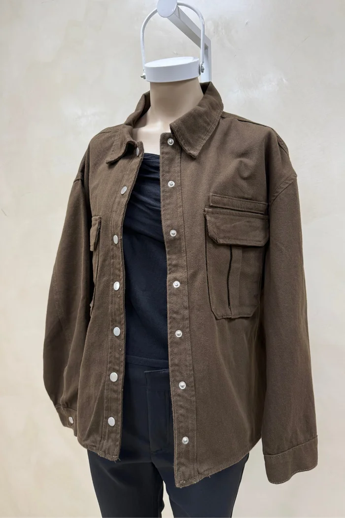 Campera Over Choco - 2