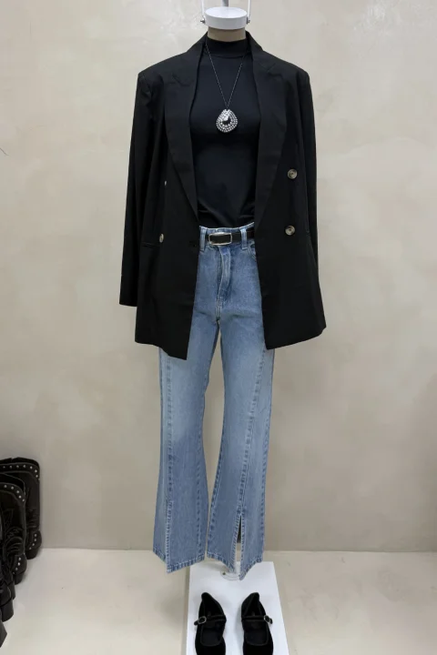 Jean Straight Full Olivia Light