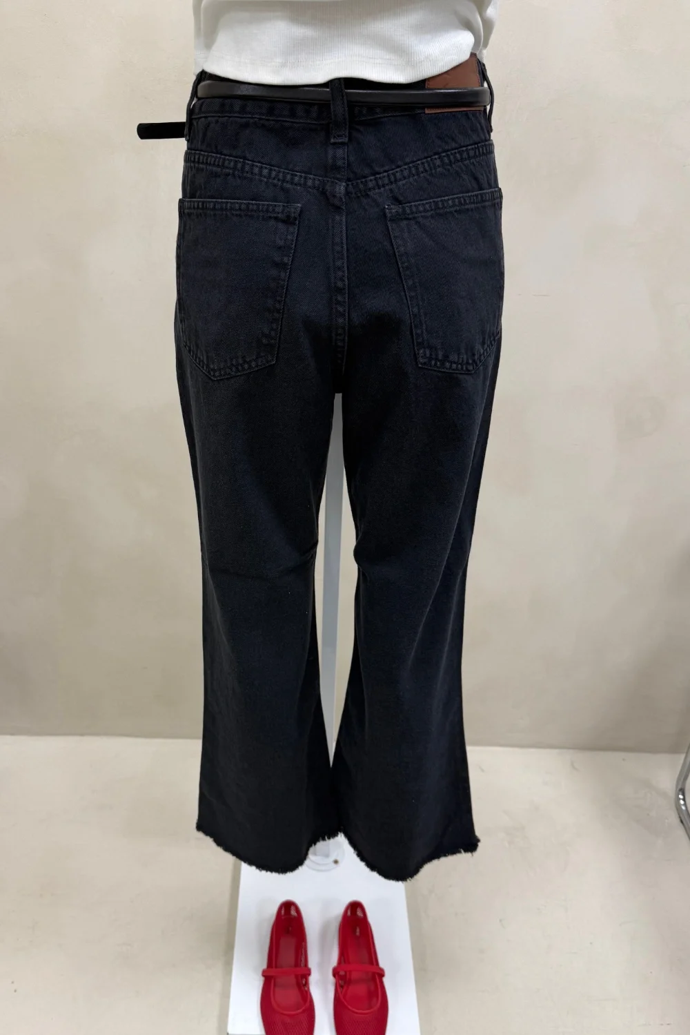 JEAN BOOTCUT LEG BLACK - 4