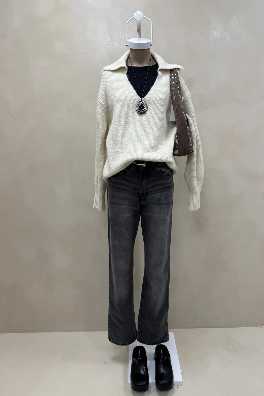 Sweater con Cuello - 0