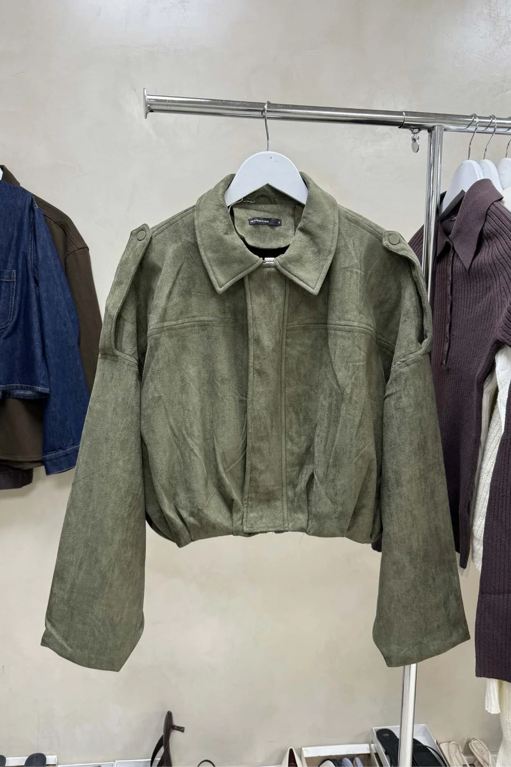 Bomber Simil Suede - 5