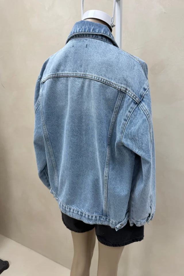 Campera Denim Celeste 