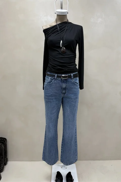 Jean Tiro Bajo Straight Ben