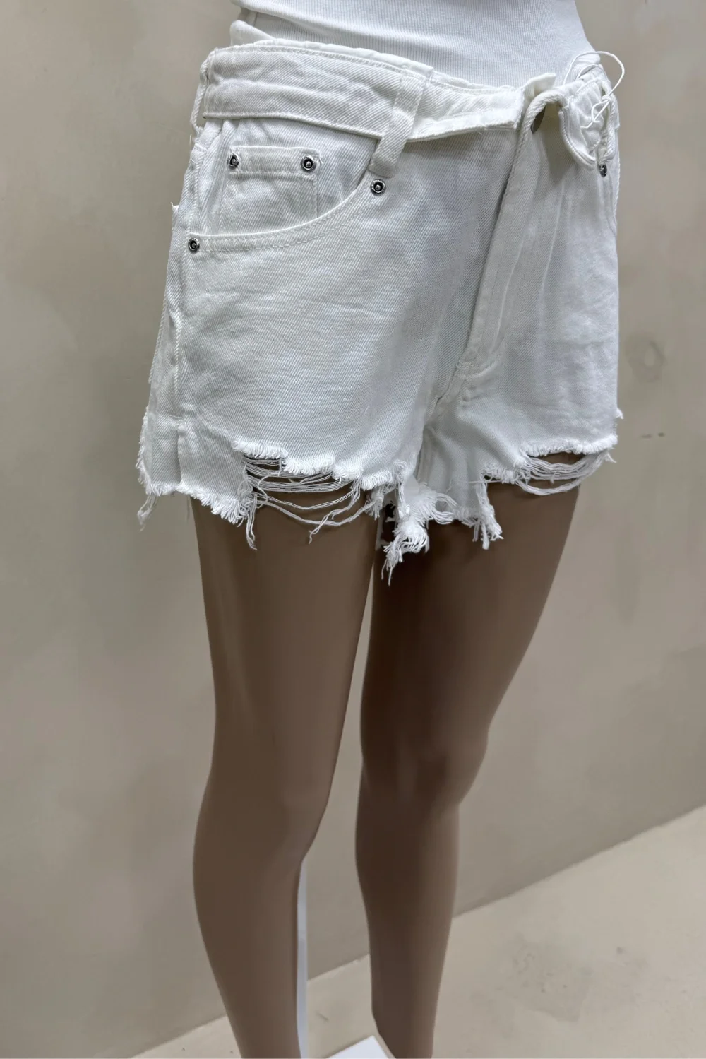 SHORT DENIM CINTURA DOBLADA