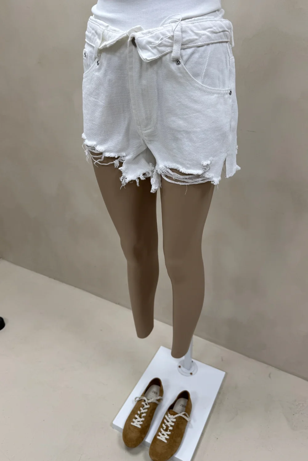 SHORT DENIM CINTURA DOBLADA