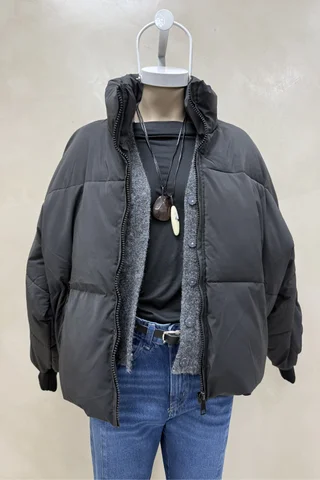 Campera Puffer Oversize - Vista 3