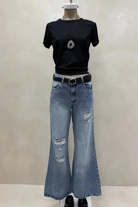 Jean Tiro Bajo Wide Lucia