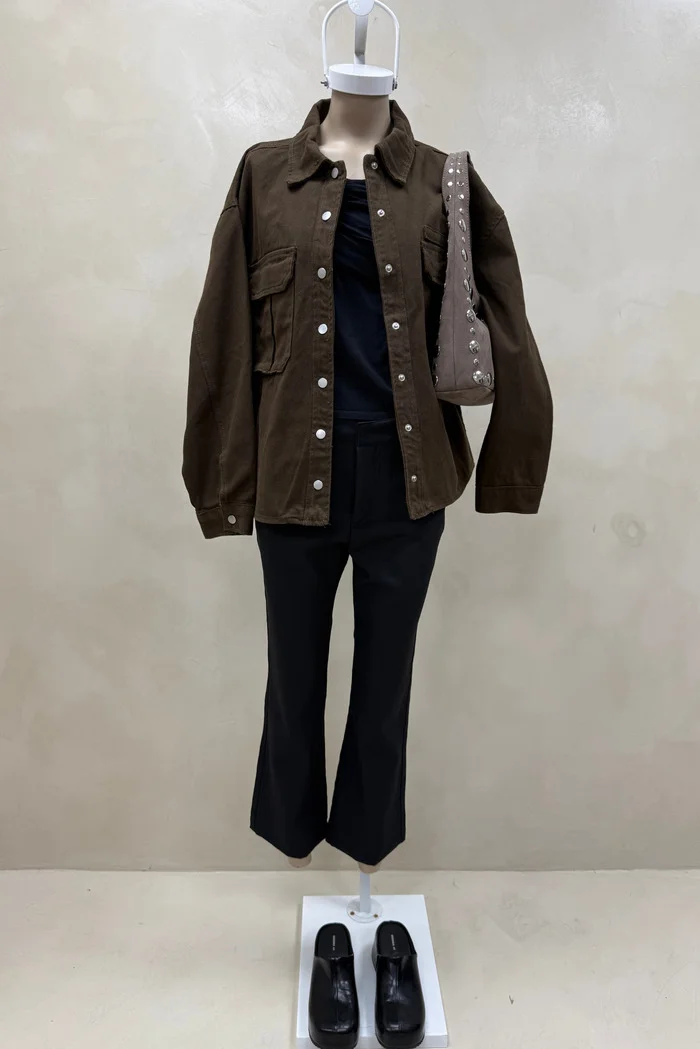 Campera Over Choco - 0