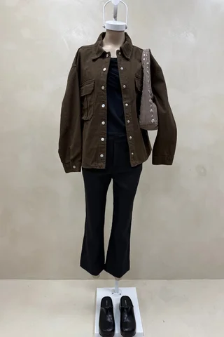 Campera Over Choco - Vista 1