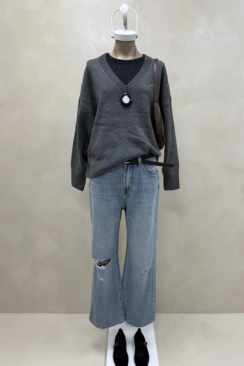 Sweater Basico Escote V - 0