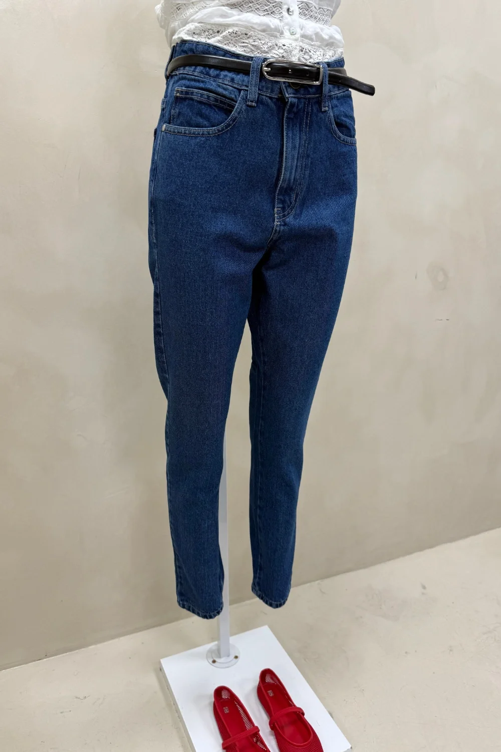 Jean Mom Azul