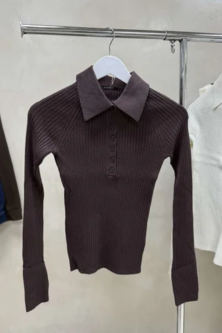 Sweater con Polo - Vista 4