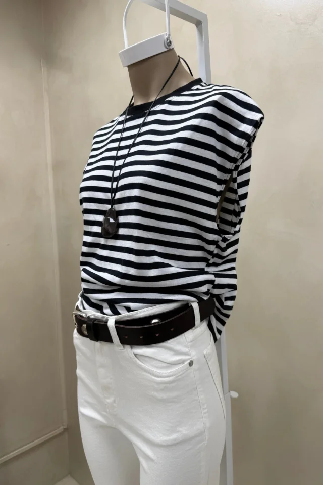 Remeron Over Sin Mangas Rayado