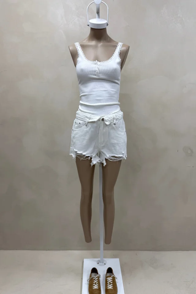 SHORT DENIM CINTURA DOBLADA