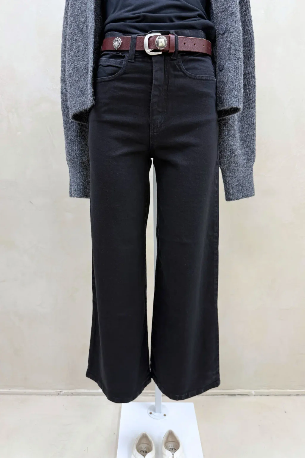 Jean Wide Elastizado Black - 2