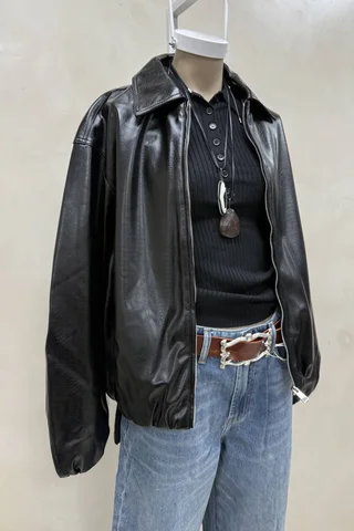 Bomber Eco Cuero - Vista 3