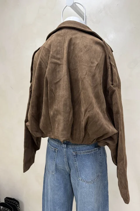Bomber Simil Suede