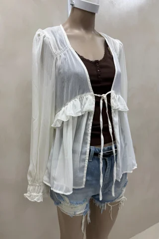 BLUSA GASA CON LAZO - Vista 1
