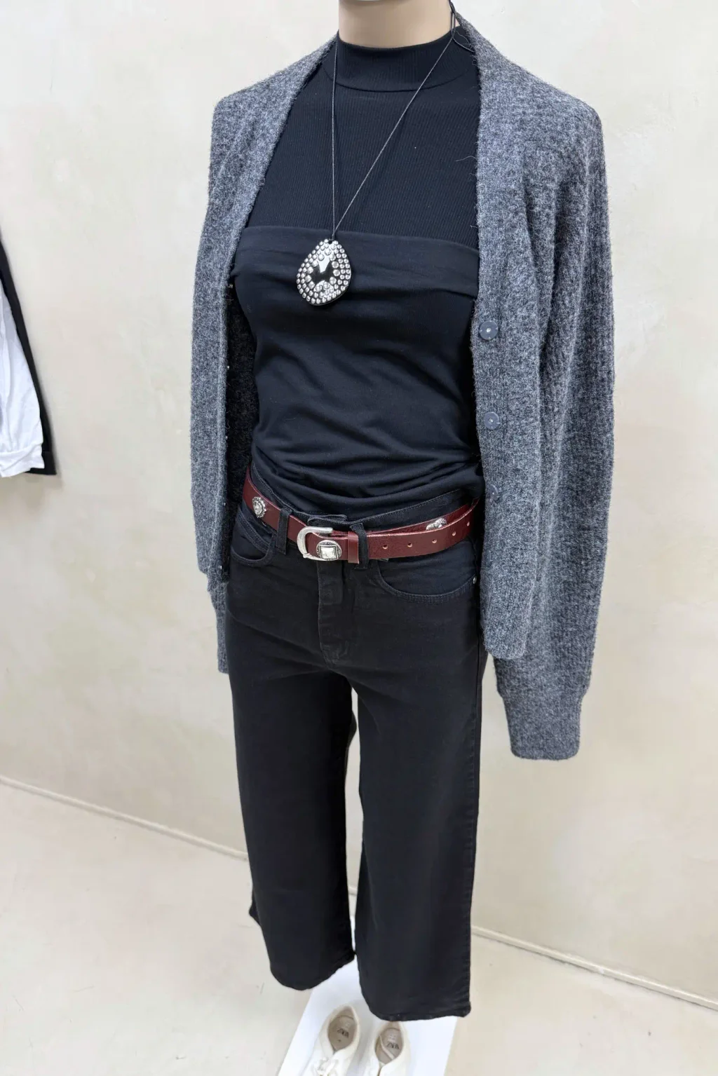 Jean Wide Elastizado Black - 1